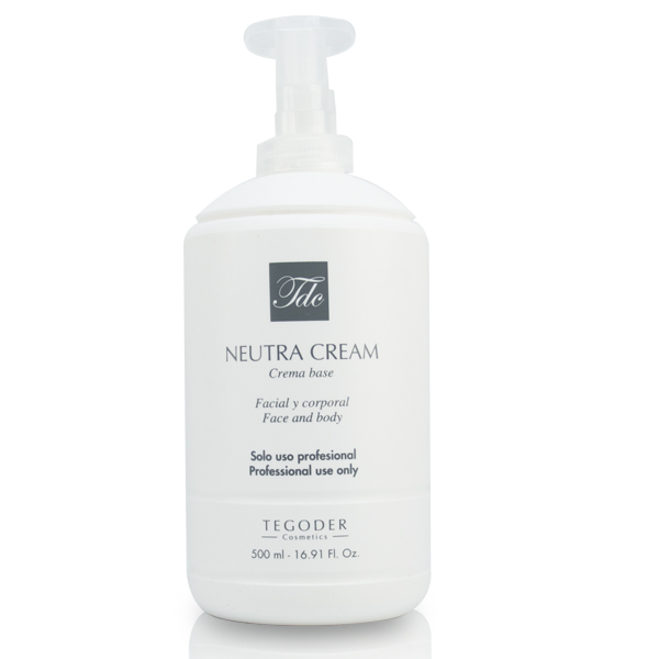 Neutra Face-Body Cream N / Crema neutra personalizable para tratamiento o masaje 500 ml
